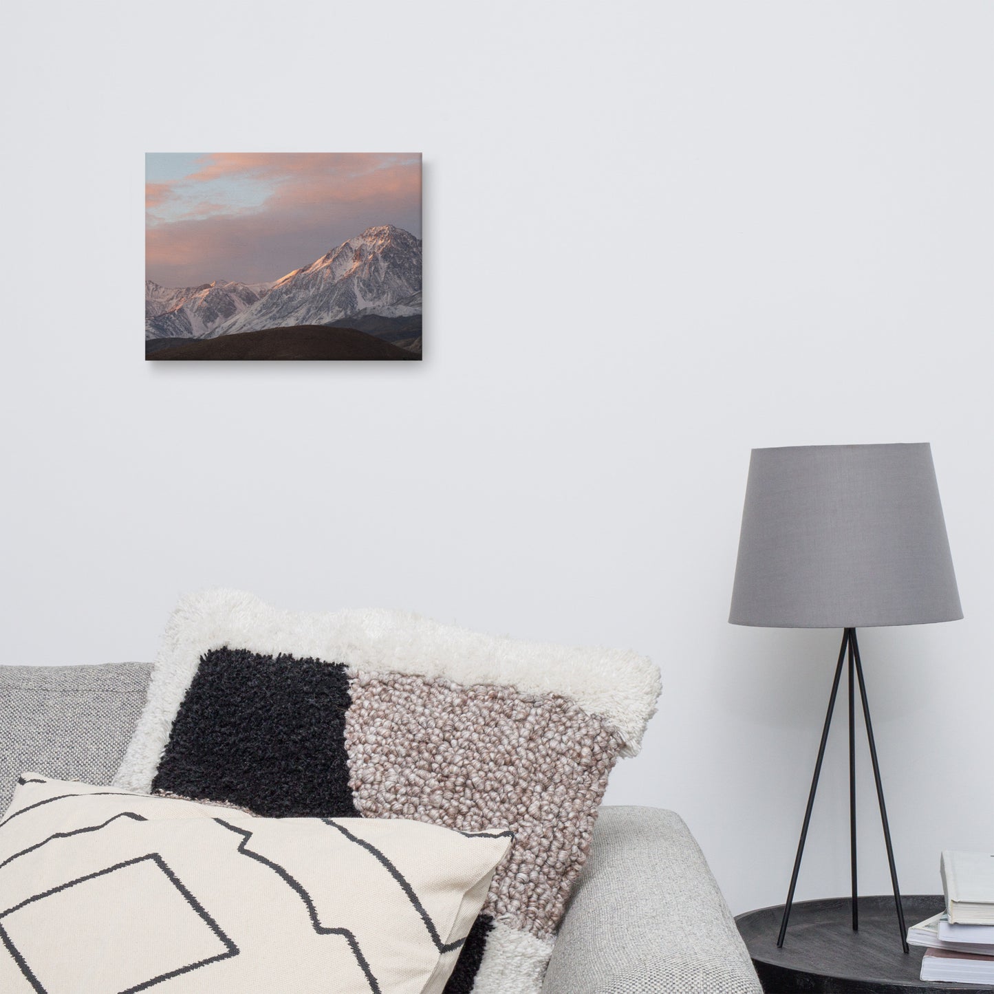 Dawn Mountains Photo Canvas