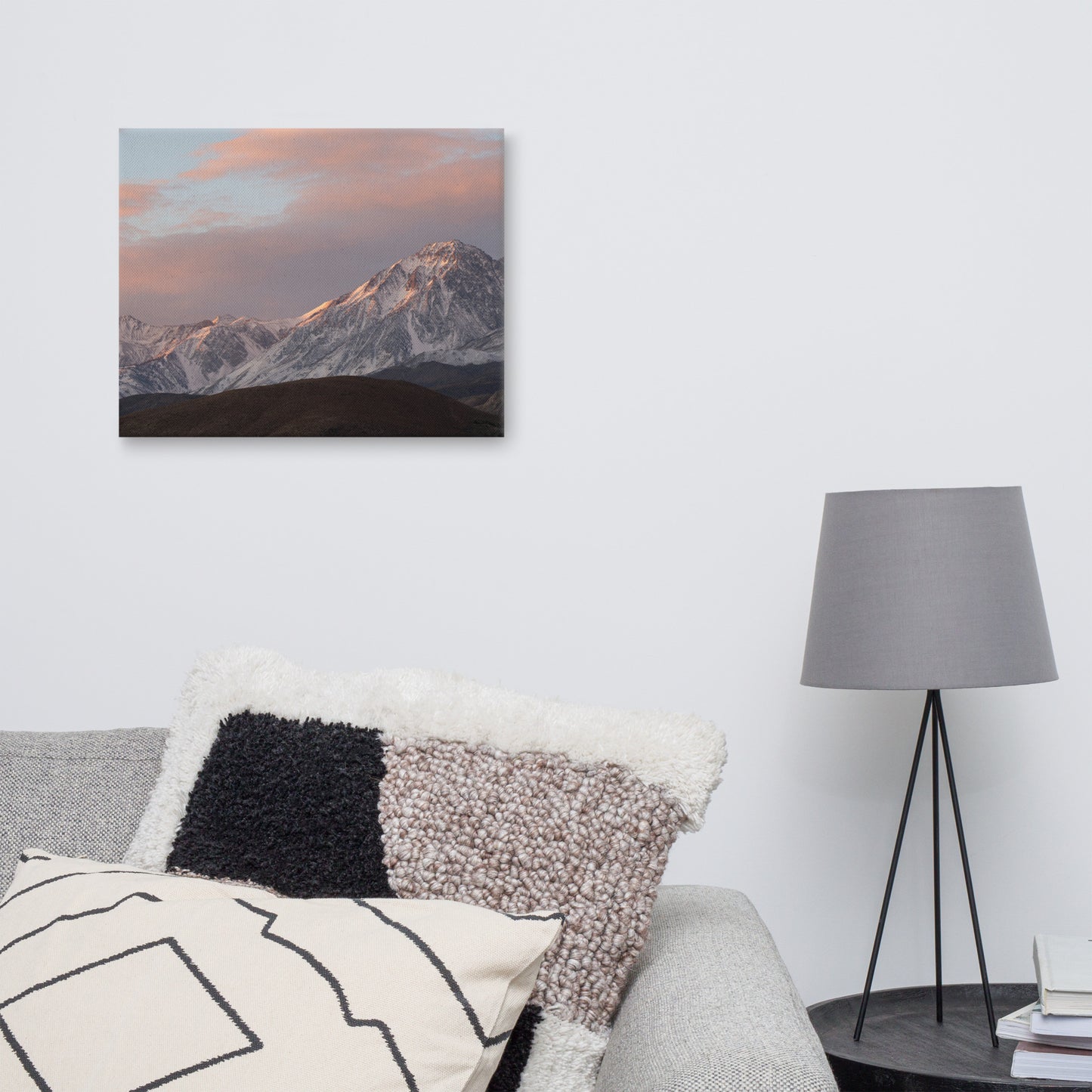 Dawn Mountains Photo Canvas