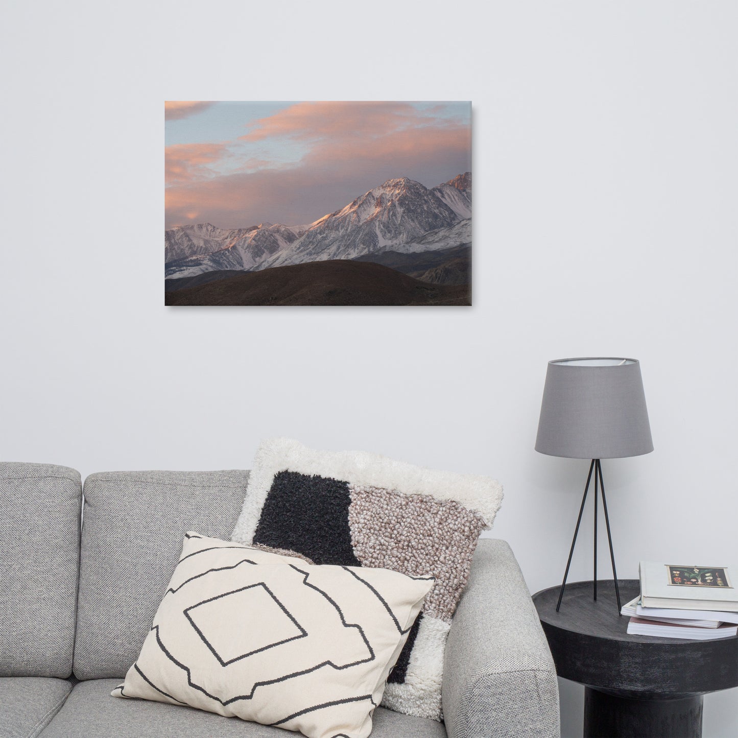 Dawn Mountains Photo Canvas