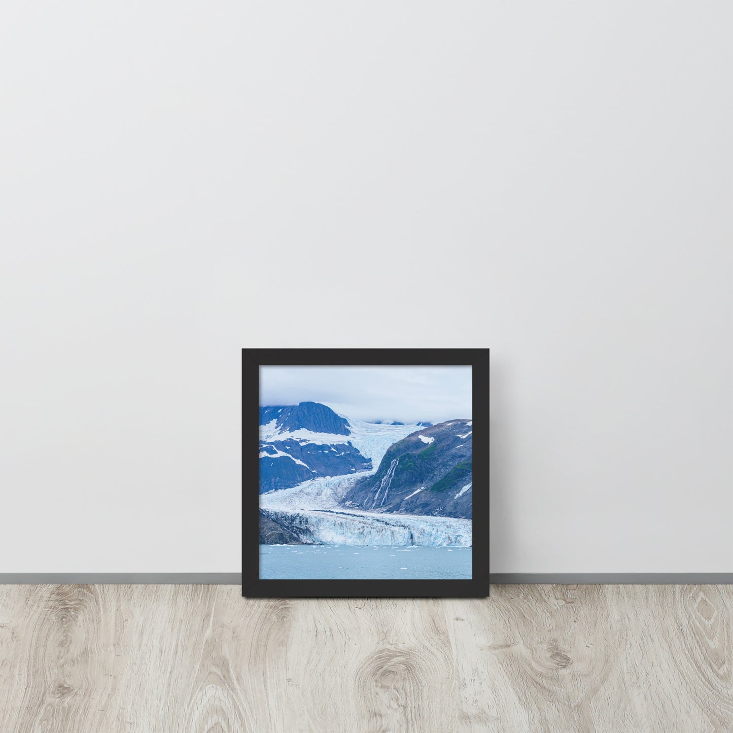 Glacier Alaska Framed poster