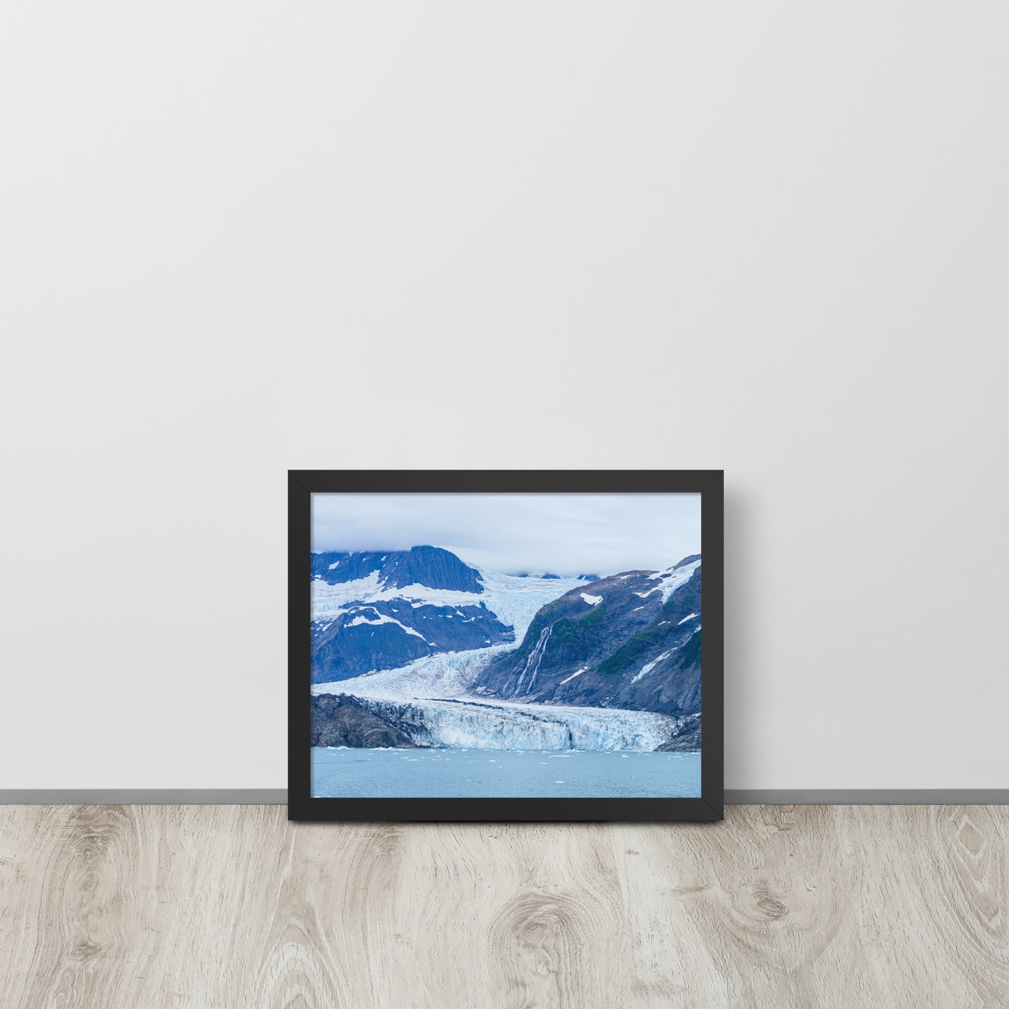 Glacier Alaska Framed poster