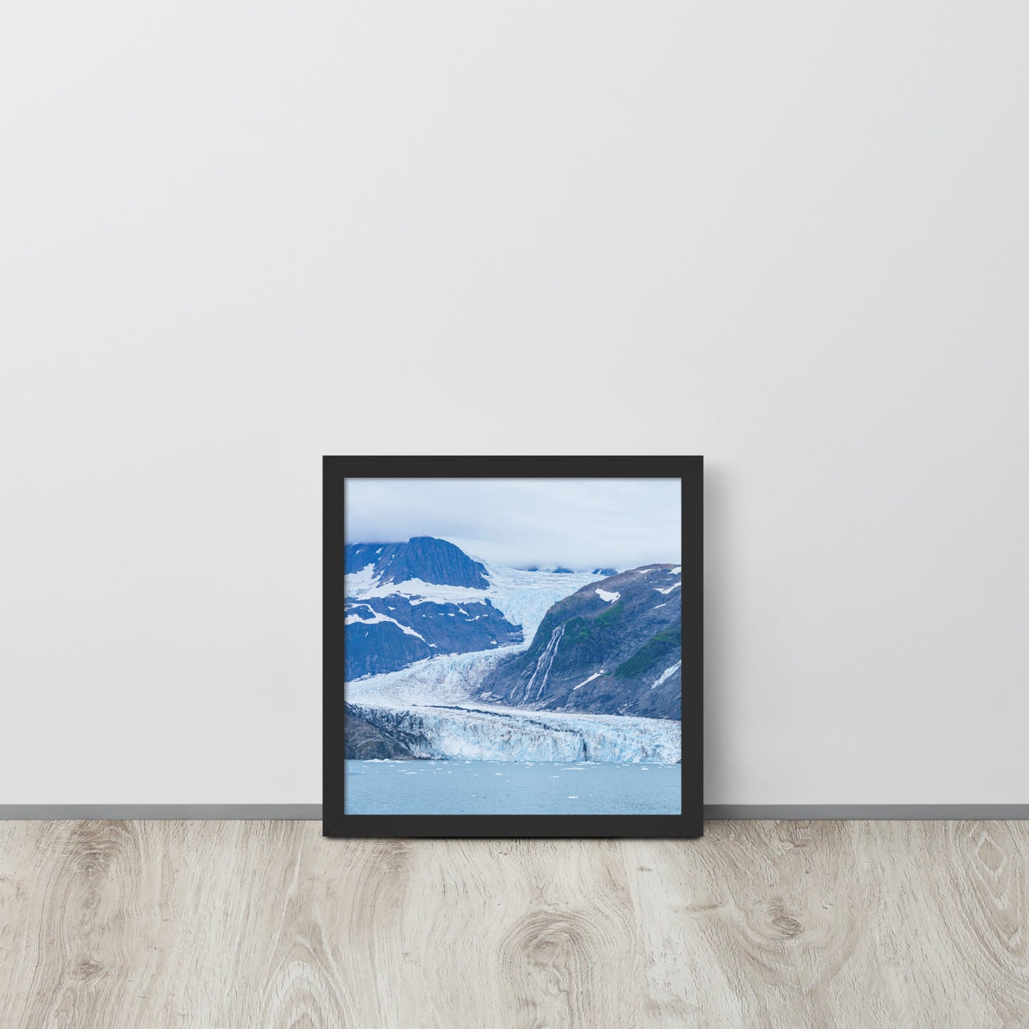 Glacier Alaska Framed poster