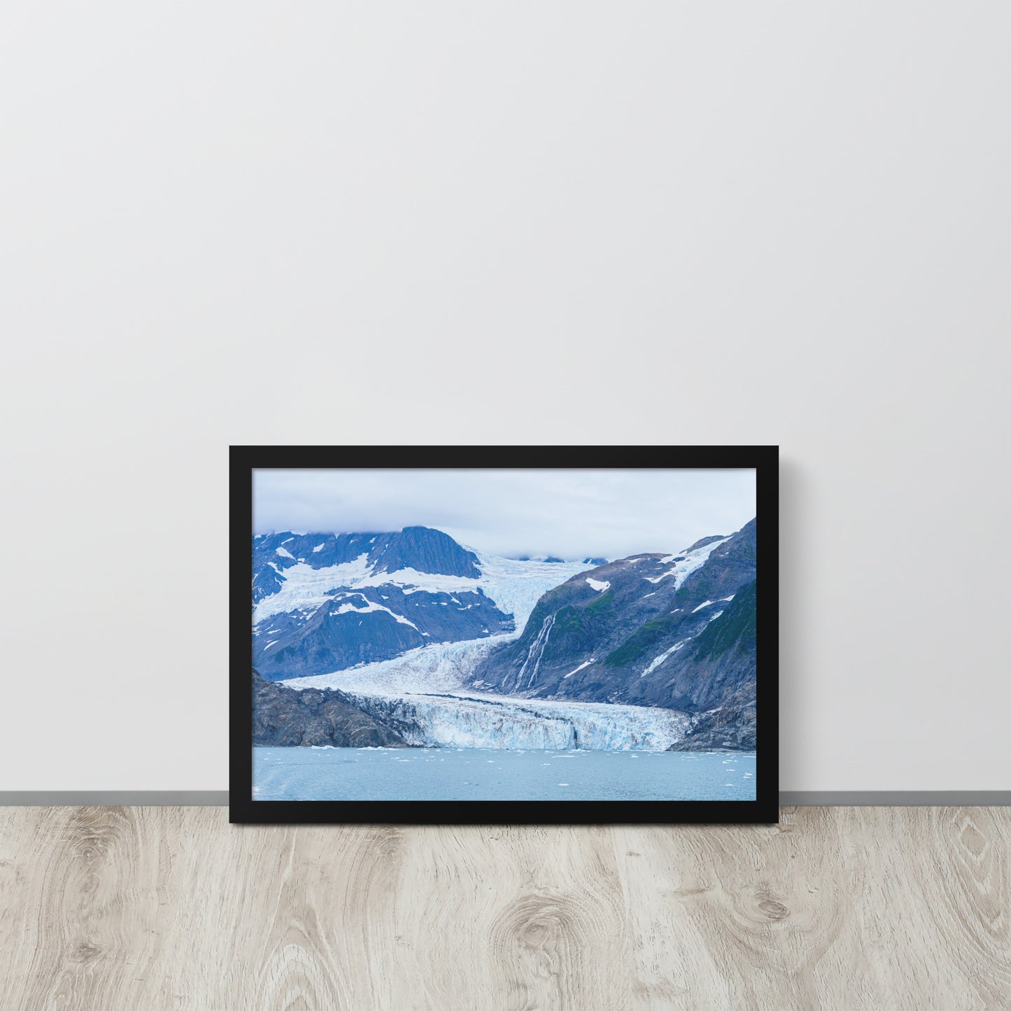 Glacier Alaska Framed poster