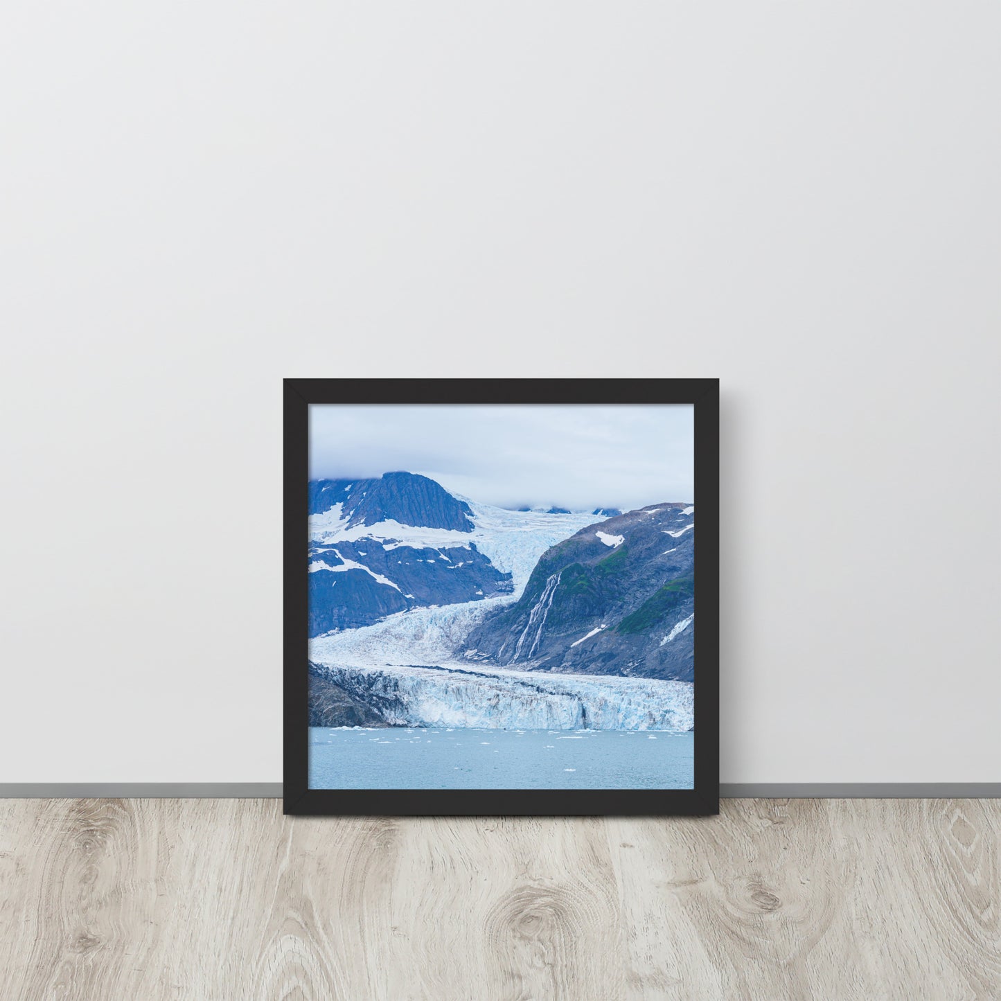 Glacier Alaska Framed poster