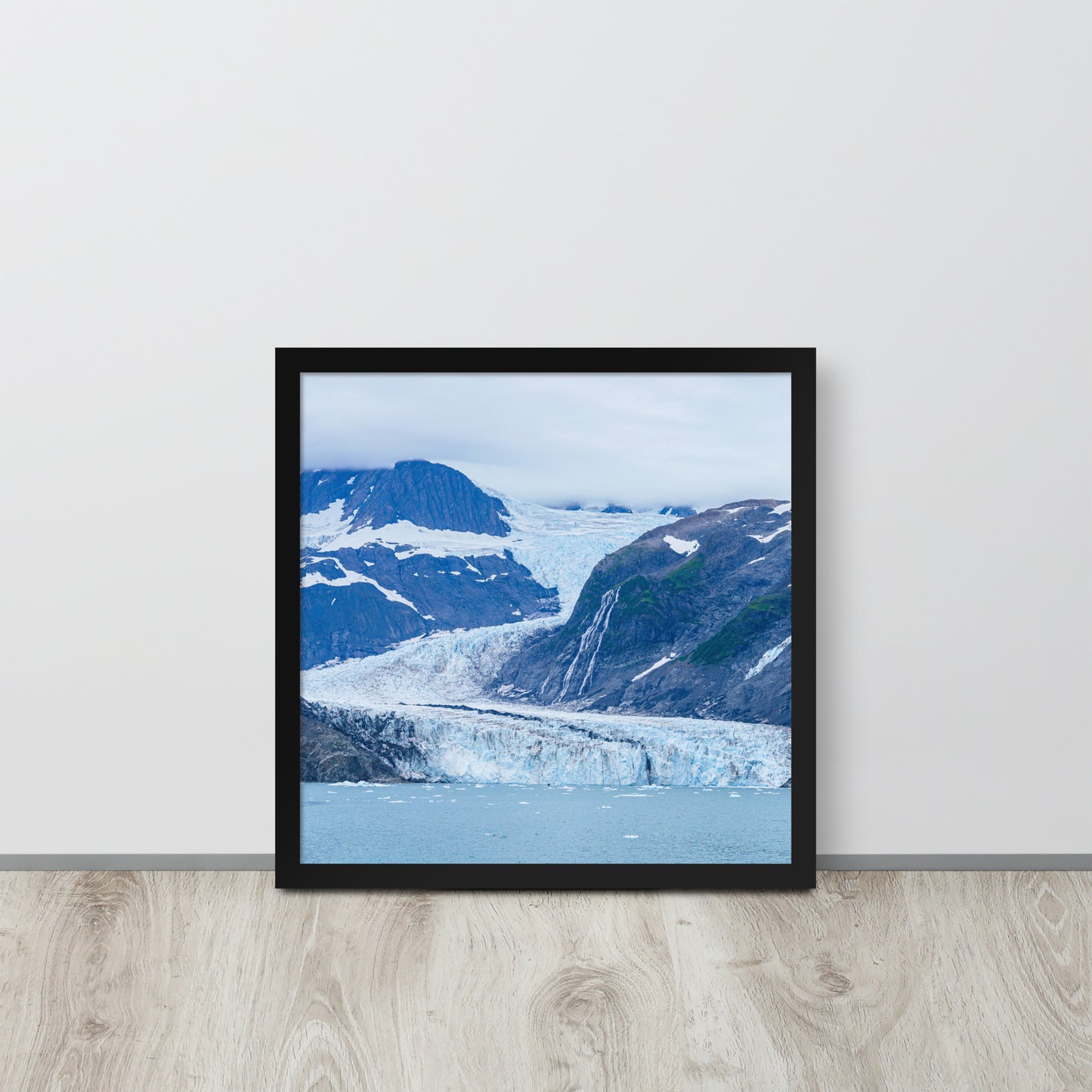 Glacier Alaska Framed poster