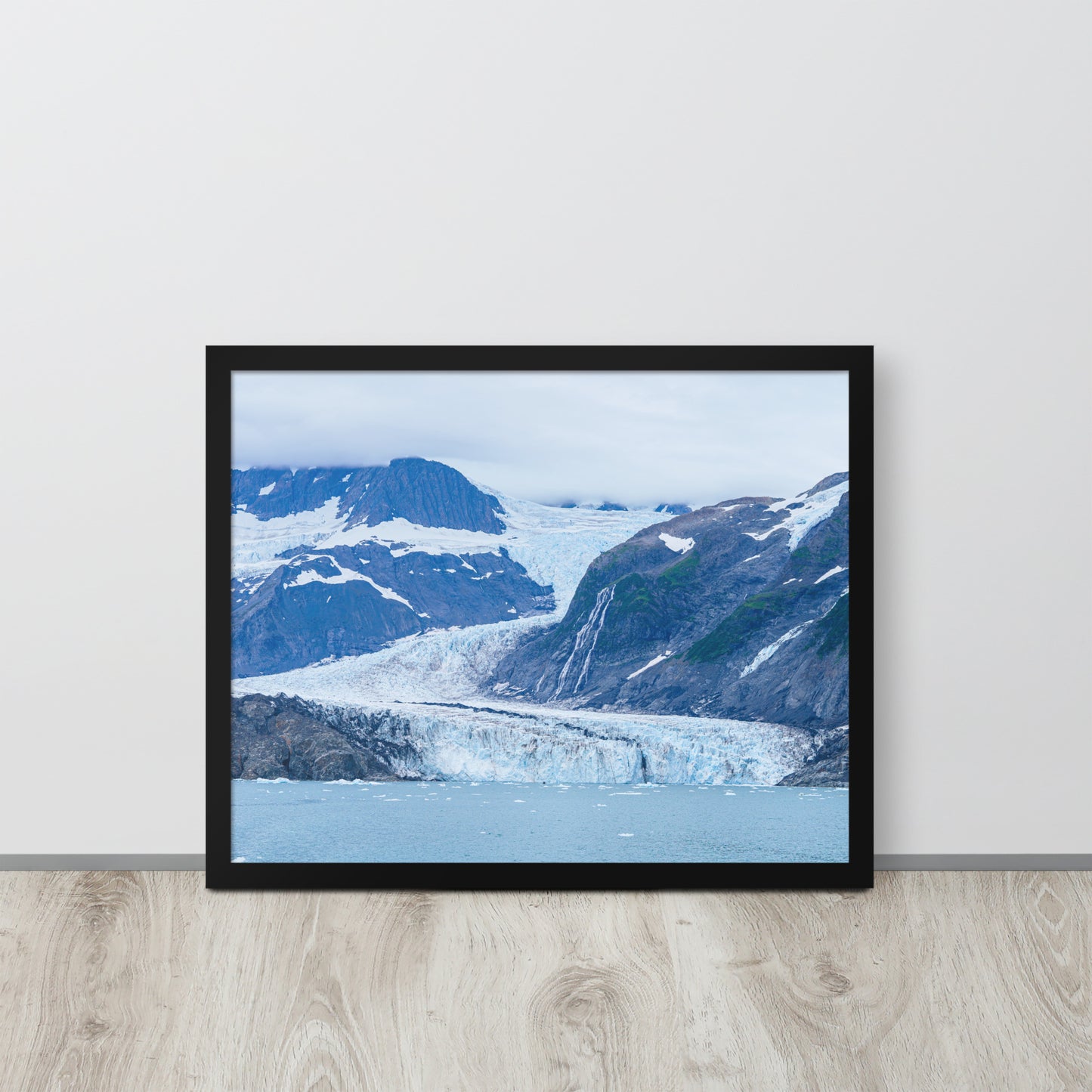 Glacier Alaska Framed poster