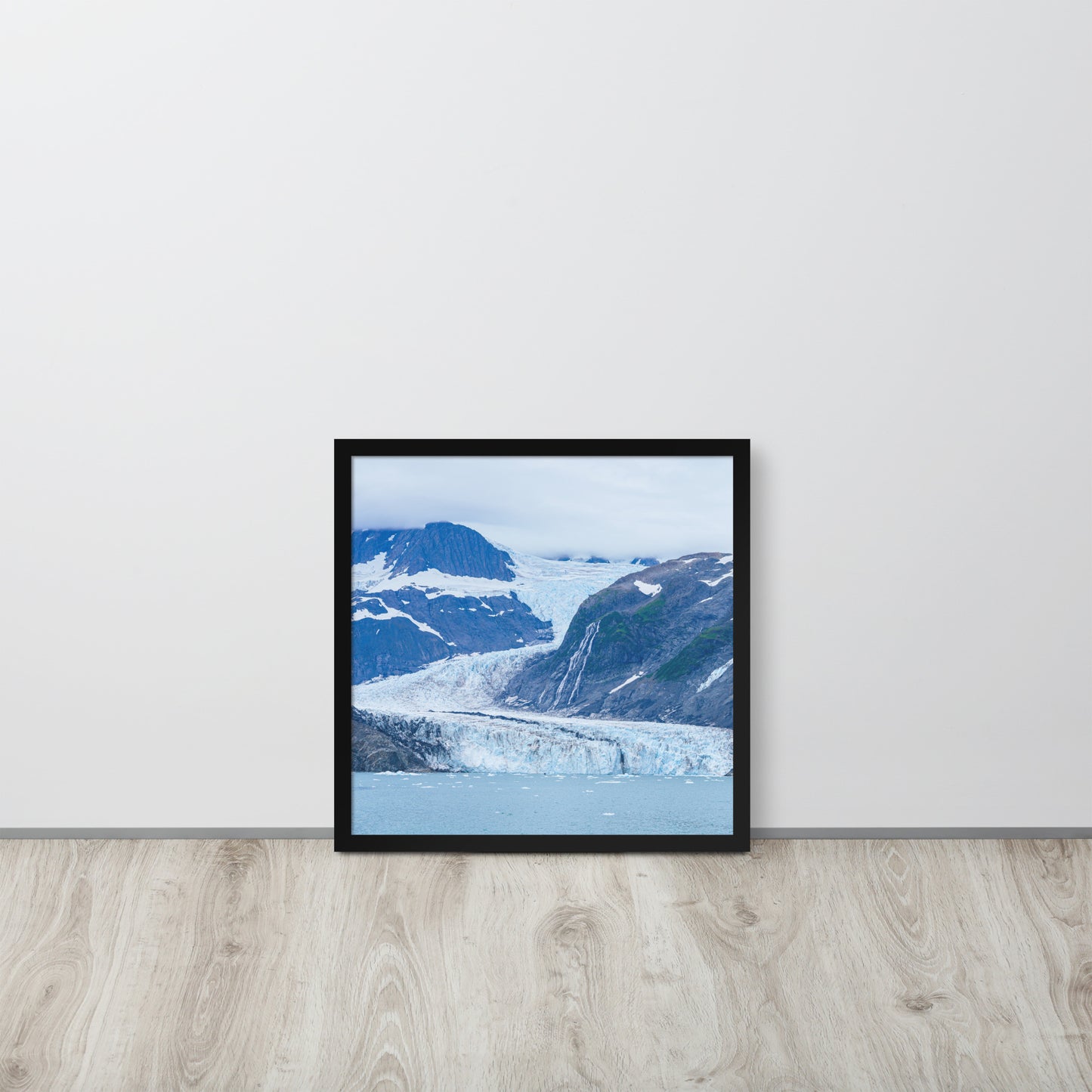 Glacier Alaska Framed poster