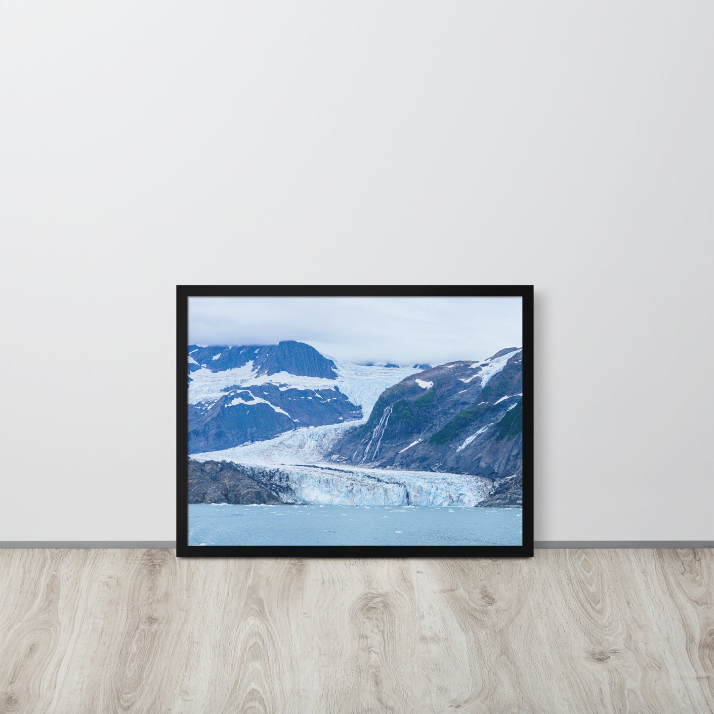 Glacier Alaska Framed poster