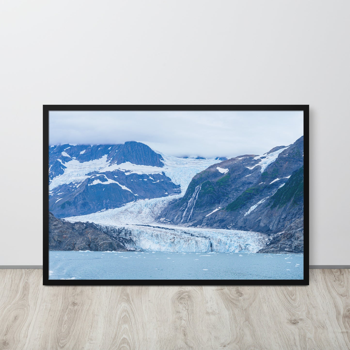 Glacier Alaska Framed poster