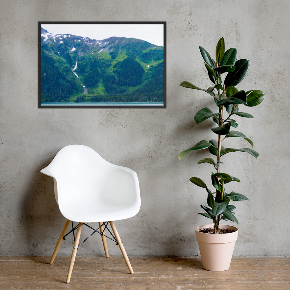 Mountain Alaska Framed poster