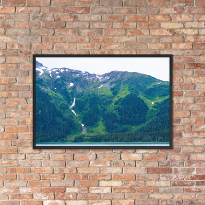 Mountain Alaska Framed poster