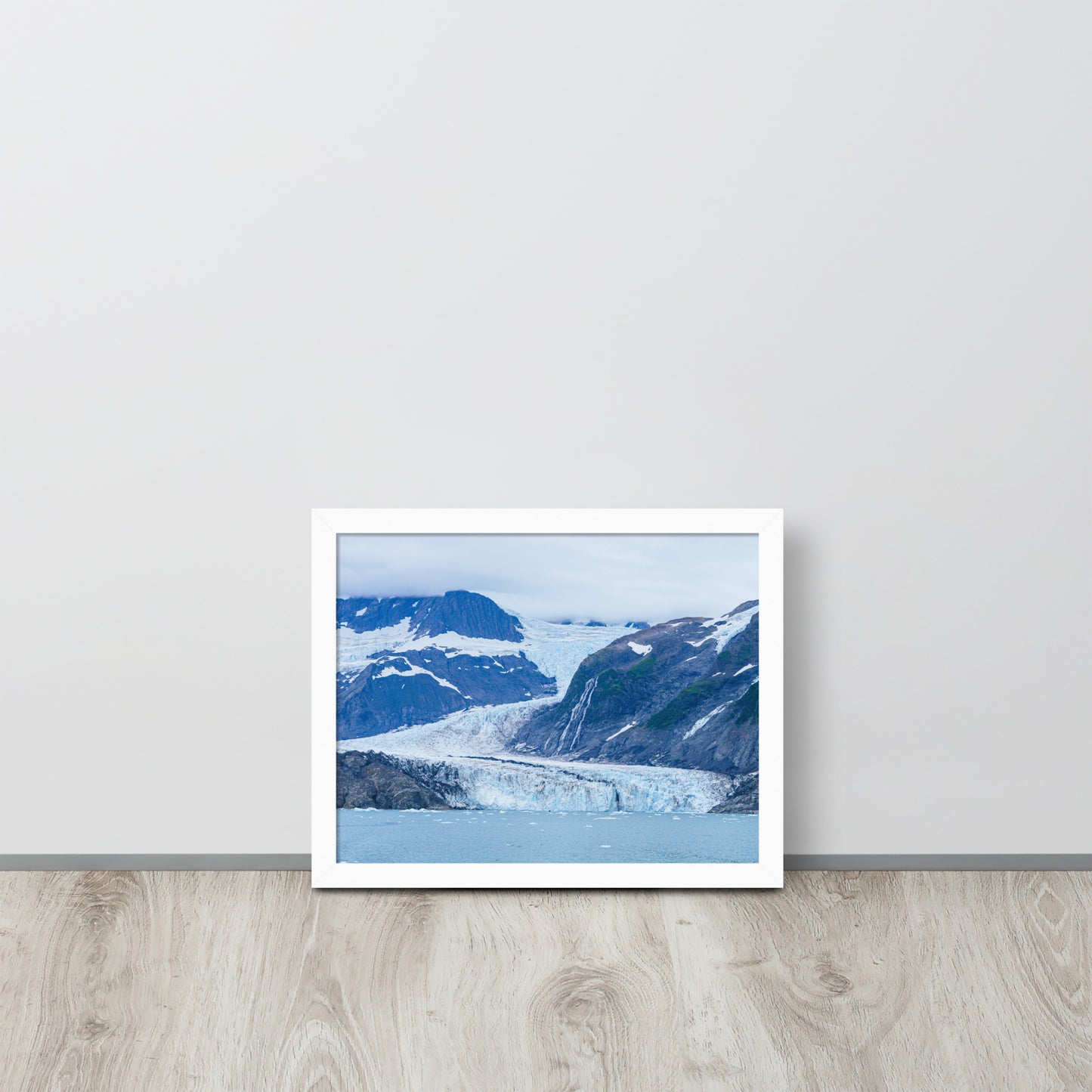 Glacier Alaska Framed poster