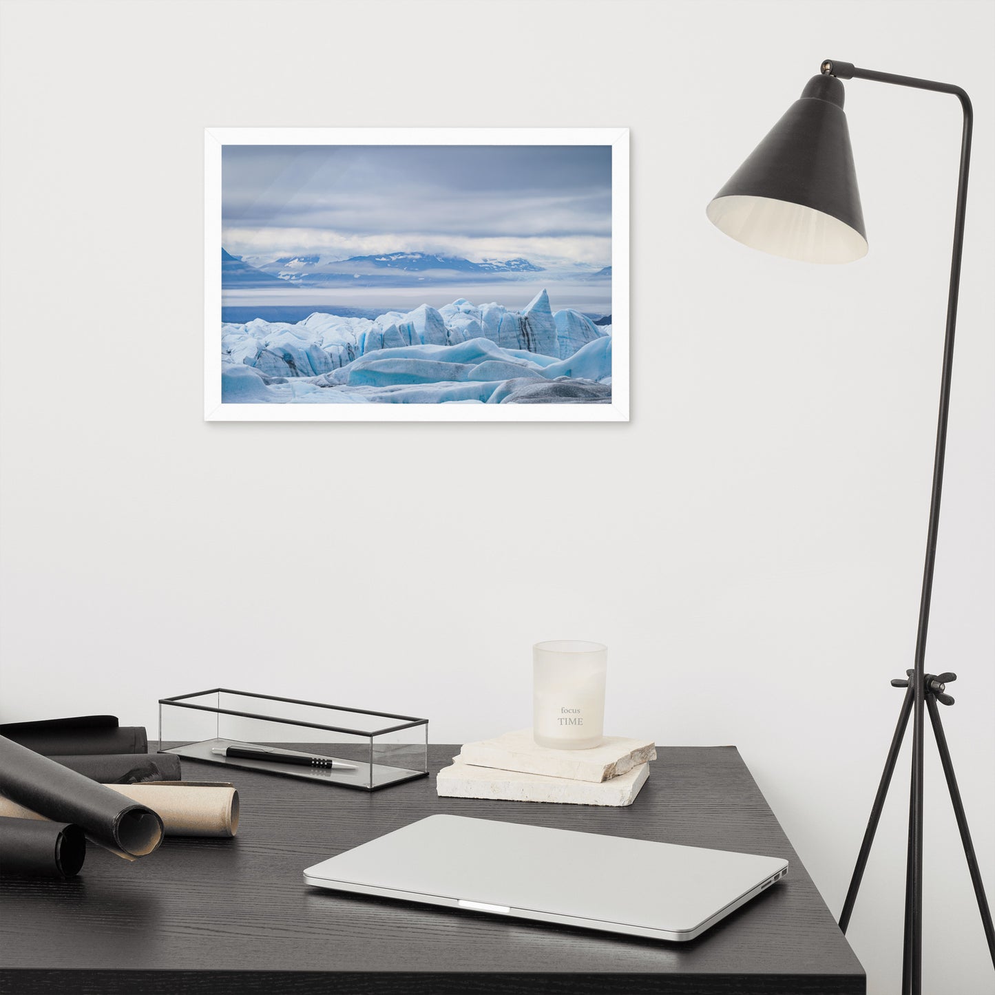 Alaska Glacier Framed poster