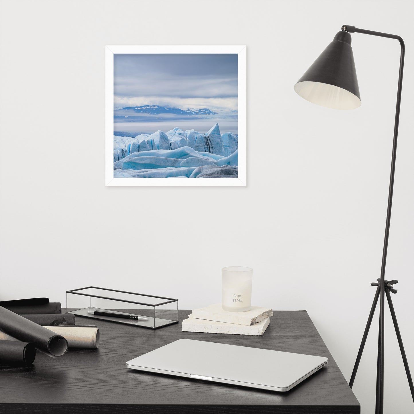 Alaska Glacier Framed poster