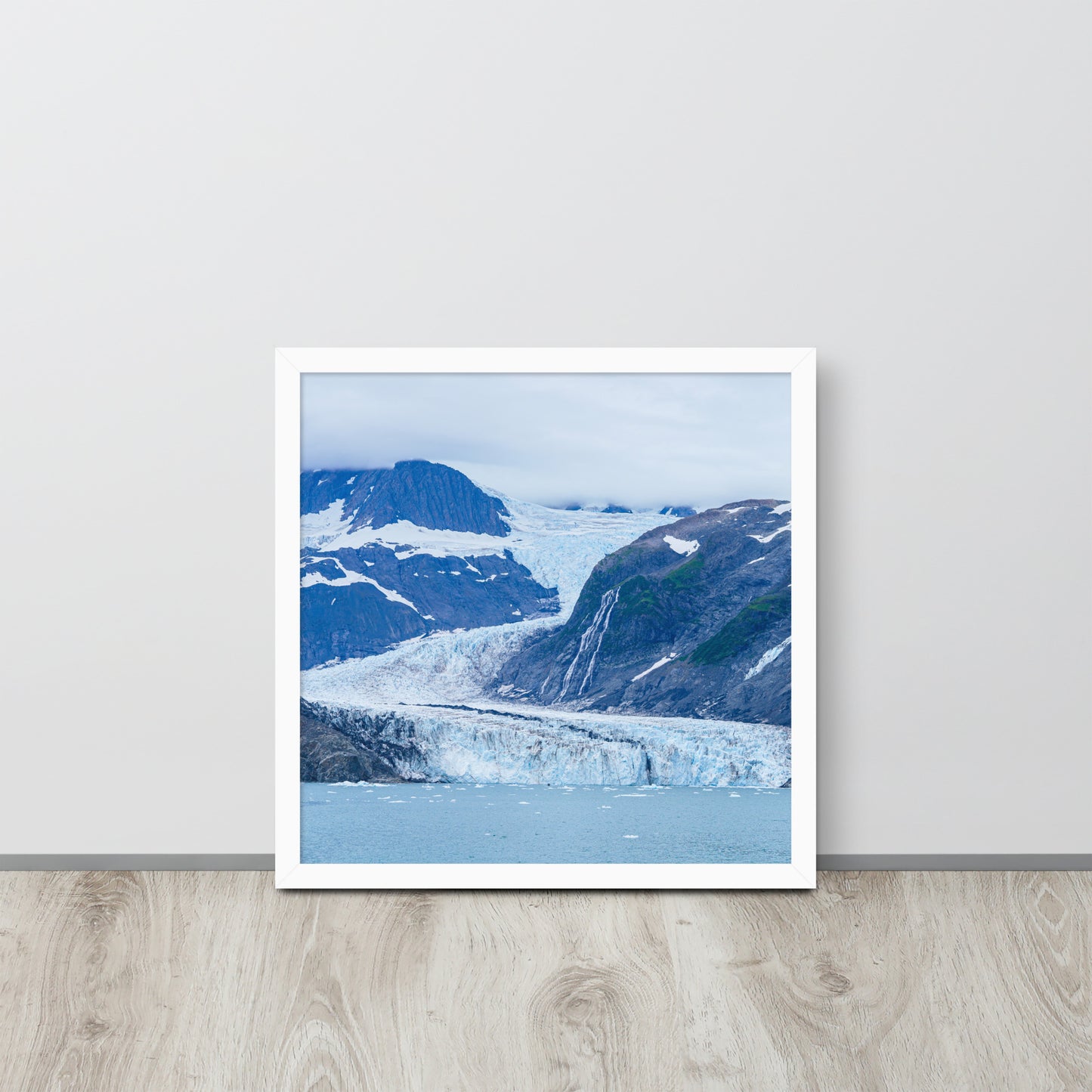 Glacier Alaska Framed poster