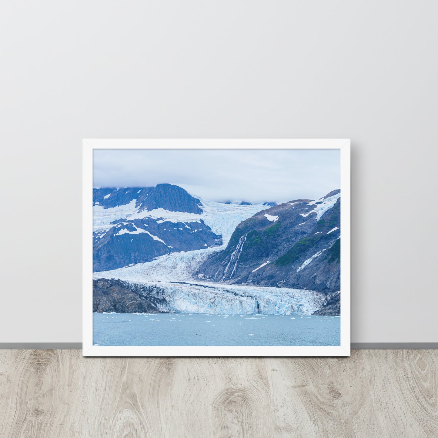 Glacier Alaska Framed poster