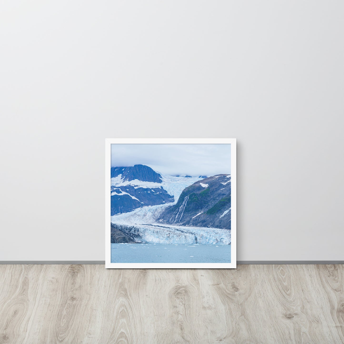 Glacier Alaska Framed poster