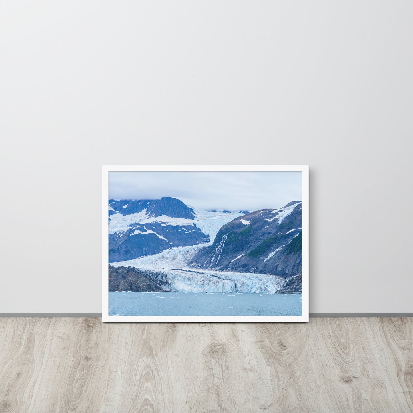 Glacier Alaska Framed poster