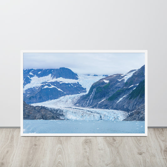 Glacier Alaska Framed poster