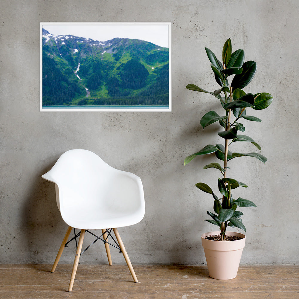 Mountain Alaska Framed poster