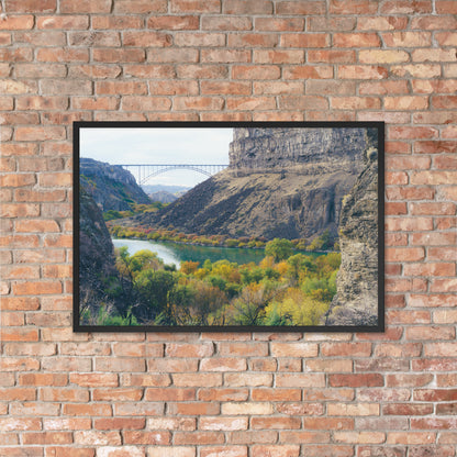 Bridge Idaho Framed photo paper poster