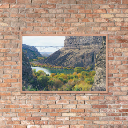 Bridge Idaho Framed photo paper poster